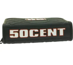 Rucksäcke & Taschen*BioworldMerch 50 Cent CD-Hülle von dem bekannten Sänger für 24 CD´s Schwarz/Weiß