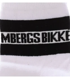 Strümpfe & Socken|Unterwäsche & Socken*BIKKEMBERGS 2 Paar Herren lange Socken mit Markenschriftzug Baumwoll-Strümpfe BK070 Weiß/Schwarz