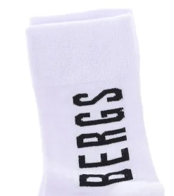 Strümpfe & Socken|Unterwäsche & Socken*BIKKEMBERGS 2 Paar Herren Freizeit-Socken mit Marken Print Baumwoll-Strümpfe BK_061 Weiß/Schwarz