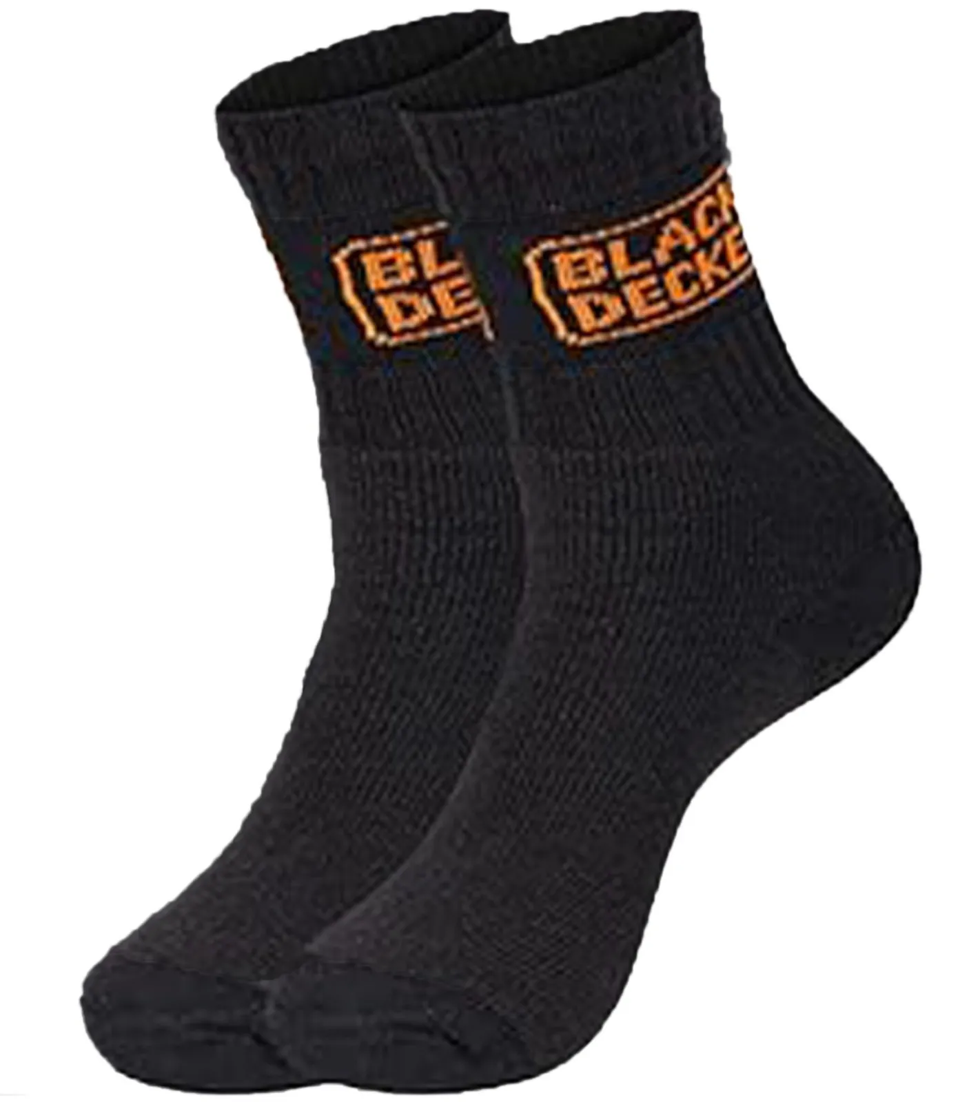 Strümpfe & Socken|Unterwäsche & Socken*BLACK+DECKER 3 Paar Herren Arbeits-Socken mit Cushion Terry Baumwoll-Socken Work-Socken OEKO-TEX Standard 100 BX/OBII/1/TEKE Anthrazit/Schwarz