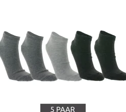 Strümpfe & Socken|Socken & Unterwäsche*CINQUE 5 Paar Sneaker-Socken schlichte Baumwoll-Socken Oeko-Tex 100 zertifiziert in , Weiß, Grau Schwarz
