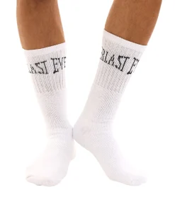 Strümpfe & Socken|Socken & Unterwäsche*EVERLAST 10 Paar Herren Sport-Socken mit Baumwollanteil lange Strümpfe OEKO-TEX Standard 100 EVL1TENX10BL Weiß