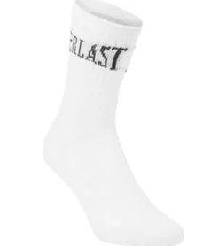 Strümpfe & Socken|Unterwäsche & Socken*EVERLAST 3 Paar Herren Sport-Socken mit Baumwollanteil lange Strümpfe OEKO-TEX Standard 100 EVL/1/TENX3/PBL Weiß