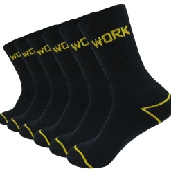 Strümpfe & Socken|Socken & Unterwäsche*GRIPWOOL 10 Paar Arbeits-Strümpfe Baumwoll-Socken Work-Socken Schwarz