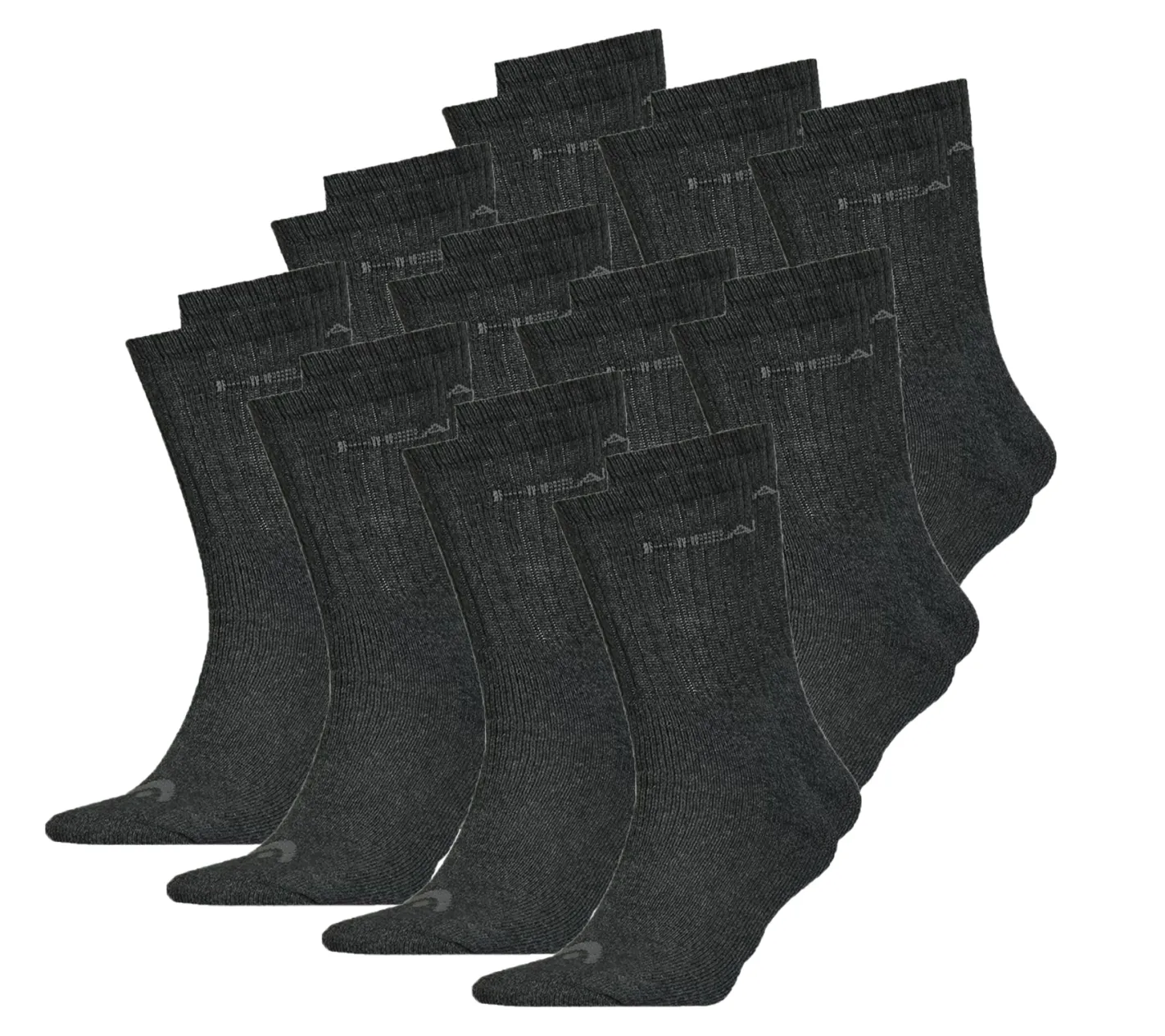 Strümpfe & Socken|Sportausrüstung*Head 33 Paar All Sports Socken Damen und Herren Trainings-Socken Sport-Strümpfe 701236921 in Schwarz, Blau, Grau, Weiß