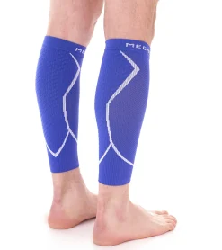 Sportunterbekleidung|Sportausrüstung*megmeister 1 Paar Waden Kompressions-Stutzen Beinlinge 23-32 mmHg Wadenwärmer MER003 Rot, Blau oder Schwarz