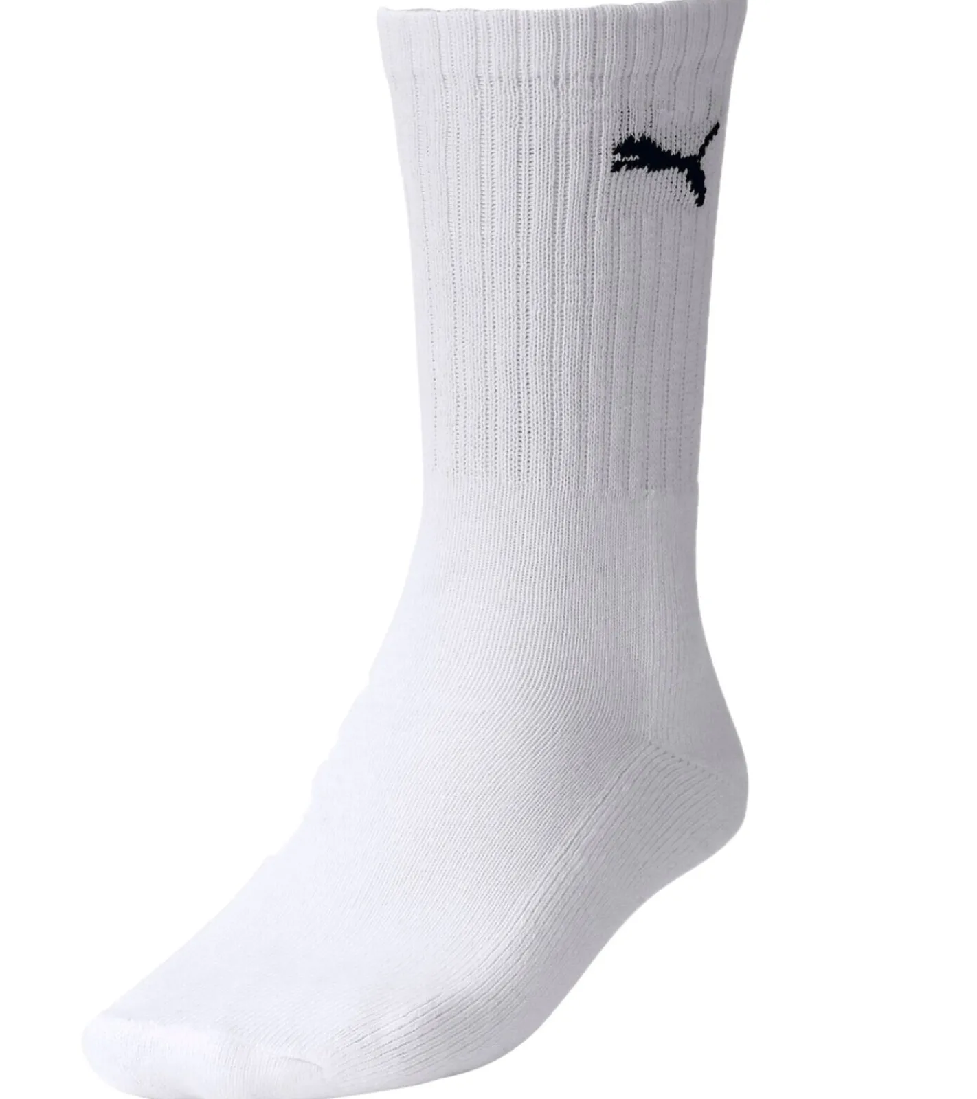 Strümpfe & Socken|Socken & Unterwäsche*PUMA 3 Paar schlichte Sport-Socken Baumwoll-Socken Tennis-Socken lange Strümpfe 7308 300 Weiß