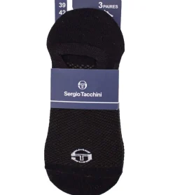 Strümpfe & Socken|Socken & Unterwäsche*Sergio Tacchini 18 Paar Invisible Footie Füßlinge kurze Sommer-Socken Baumwoll-Strümpfe Schwarz oder Weiß