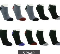 Strümpfe & Socken|Socken & Unterwäsche*SOCKSWEAR 5 Paar Baumwoll-Strümpfe Sneaker-Socken Voll-Frottee Socken NAN 7673818 oder Mehrfarbig Schwarz