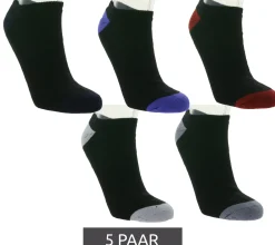Strümpfe & Socken|Socken & Unterwäsche*SOCKSWEAR 5 Paar Baumwoll-Strümpfe Sneaker-Socken Voll-Frottee Socken NAN 7673818 oder Mehrfarbig Schwarz