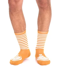 Strümpfe & Socken|Socken & Unterwäsche*TASTIQ 10 Paar Baumwoll-Socken mit Latte Macchiato-Print lange Strümpfe in stylischer Kaffeebecher-Geschenkbox TAS/1/CSX2/LAT Braun/Schwarz