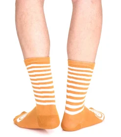 Strümpfe & Socken|Socken & Unterwäsche*TASTIQ 2 Paar Baumwoll-Socken mit Latte Macchiato-Print lange Strümpfe in stylischer Kaffeebecher-Geschenkbox TAS/1/CSX2/LAT Braun/Schwarz