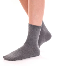 Strümpfe & Socken|Kinder-Unterwäsche*TRUE style 8 Paar Baumwoll-Strümpfe mit Komfortbund nachhaltige Business-Socken im Crew-Style Schwarz/Grau Uni, Schwarz/Grau Bunt oder Navy/Grau