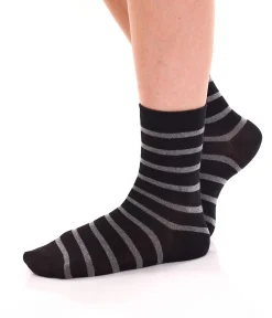 Strümpfe & Socken|Kinder-Unterwäsche*TRUE style 8 Paar Baumwoll-Strümpfe mit Komfortbund nachhaltige Business-Socken im Crew-Style Schwarz/Grau Uni, Schwarz/Grau Bunt oder Navy/Grau
