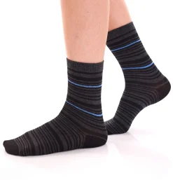 Strümpfe & Socken|Kinder-Unterwäsche*TRUE style 8 Paar Baumwoll-Strümpfe mit Komfortbund nachhaltige Business-Socken im Crew-Style Schwarz/Grau Uni, Schwarz/Grau Bunt oder Navy/Grau