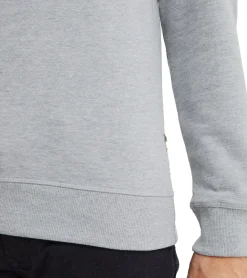 Pullover & Sweater*11 PROJECT Davin Herren Sweater mit UNIVERSITY Frontprint Baumwoll-Sweatshirt 20715943 in Dunkelblau, Grau oder Blau