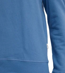 Pullover & Sweater*11 PROJECT Davin Herren Sweater mit UNIVERSITY Frontprint Baumwoll-Sweatshirt 20715943 194039 Blau