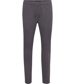 Jogginghosen & Fitnessmode|Jeans & Hosen*11 PROJECT Lounes Herren Chino-Hose im Jogger-Look Stoff-Hose 21300795ME Grau