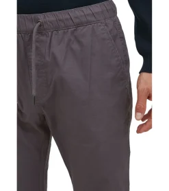 Jogginghosen & Fitnessmode|Jeans & Hosen*11 PROJECT Lounes Herren Chino-Hose im Jogger-Look Stoff-Hose 21300795ME Grau