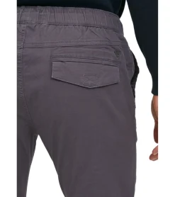 Jogginghosen & Fitnessmode|Jeans & Hosen*11 PROJECT Lounes Herren Chino-Hose im Jogger-Look Stoff-Hose 21300795ME Grau