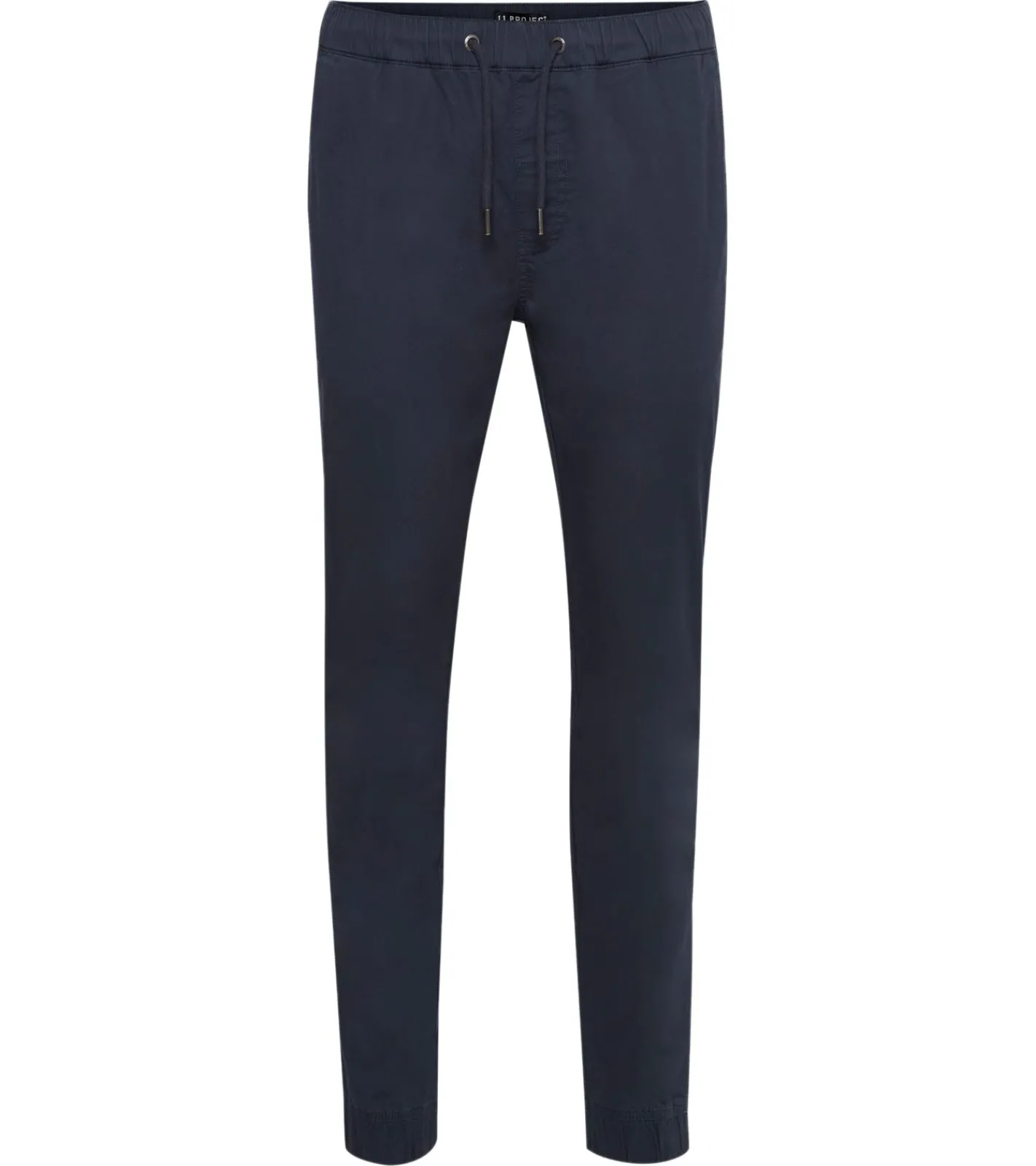 Jogginghosen & Fitnessmode|Jeans & Hosen*11 PROJECT Lounes Herren Stoff-Hose im Jogger-Look Chino-Hose aus Baumwolle 21300795-ME Blau, oder Schwarz Grau