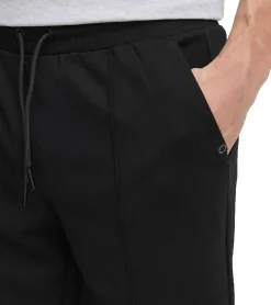 Große Größen|Shorts & Bermudas*11 PROJECT Palamo Herren Sweat-Bermuda Freizeit Bermuda im Chino-Style 20716141 194007 Schwarz