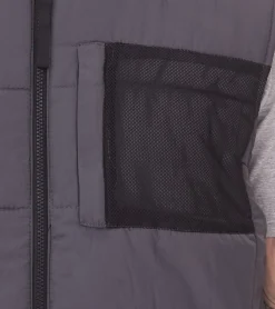 Jacken & Mäntel*11 PROJECT PURlle Herren Puffer-Weste mit Steppung Lifestyle-Weste 20715253-ME Grau, Dunkelgrün, Dunkelblau oder Schwarz