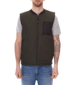 Jacken & Mäntel*11 PROJECT PURlle Herren Puffer-Weste mit Steppung Lifestyle-Weste 20715253-ME Grau, Dunkelgrün, Dunkelblau oder Schwarz