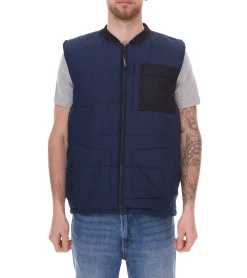 Jacken & Mäntel*11 PROJECT PURlle Herren Puffer-Weste mit Steppung Lifestyle-Weste 20715253-ME Grau, Dunkelgrün, Dunkelblau oder Schwarz