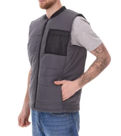 Jacken & Mäntel*11 PROJECT PURlle Herren Puffer-Weste mit Steppung Lifestyle-Weste 20715253 ME 193910 Grau