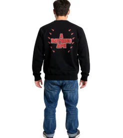 Pullover & Sweater*A BATHING APE Bape Herren Crystal Stone Lässiges Sweatshirt mit Rundhalsausschnitt in Schwarz