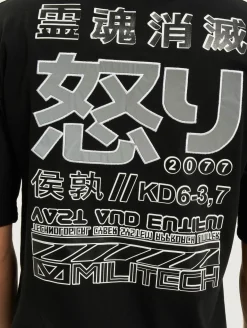 T-Shirts & Tank Tops*Aarhon Reflective T-Shirt schwarz