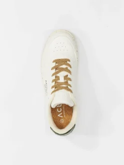 Sneaker & Turnschuhe*ACBC Evergreen Sneakers Weiß/Grün Kaktus