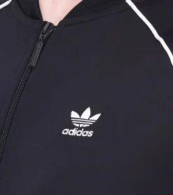 Sportoberbekleidung|Fitnessmode & Jogginghosen*adidas adicolor classics SST Damen Jacke nachhaltige Sport-Jacke mit Stehkragen Fitness-Jacke GD2374 Schwarz