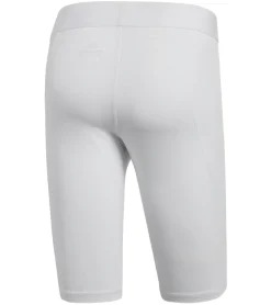 Sportunterbekleidung|Jogginghosen & Fitnessmode*adidas Alphaskin Herren Radler-Hose mit hochfunktionalem Climalite-Gewebe Kompressions-Hose CW9457 Weiß