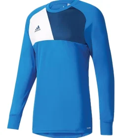 Pullover & Sweater|Sportoberbekleidung*adidas Assita 17 Herren Langarm-Shirt Fußball-Trikot Fitness-Shirt mit Climalite-Technologie Langarm-Pullover AZ5399 Blau/Weiß