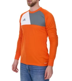 Pullover & Sweater|Sportoberbekleidung*adidas Assita 17 Herren Langarm-Shirt Torwart-Trikot Fitness-Shirt mit Climalite-Technologie Langarm-Pullover AZ5398 Orange/Grau