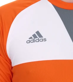 Pullover & Sweater|Sportoberbekleidung*adidas Assita 17 Herren Langarm-Shirt Torwart-Trikot Fitness-Shirt mit Climalite-Technologie Langarm-Pullover AZ5398 Orange/Grau