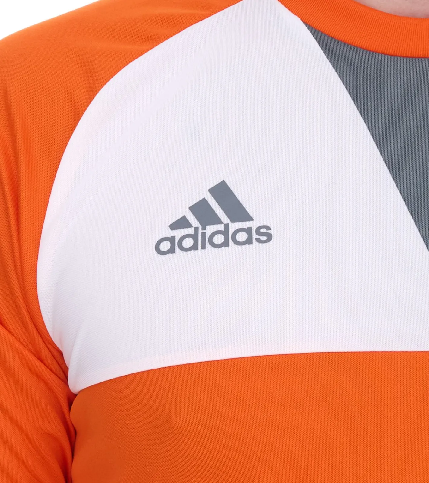 Pullover & Sweater|Sportoberbekleidung*adidas Assita 17 Herren Langarm-Shirt Torwart-Trikot Fitness-Shirt mit Climalite-Technologie Langarm-Pullover AZ5398 Orange/Grau