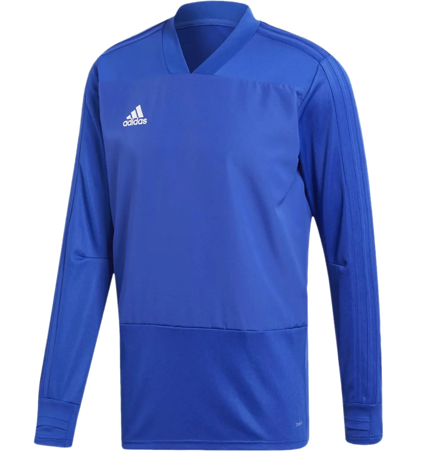 Pullover & Sweater|Sportoberbekleidung*adidas Condivo 18 Herren Sweatshirt mit Climalite Fußball Trikot Sport-Shirt CG0381 Blau
