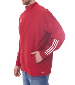 Sportoberbekleidung|Jacken & Mäntel*adidas Condivo 20 Herren Trainings-Jacke mit AEROREADY-Technologie Fußball-Jacke Sport-Jacke Fitness-Kleidung ED9248 Rot/Weiß