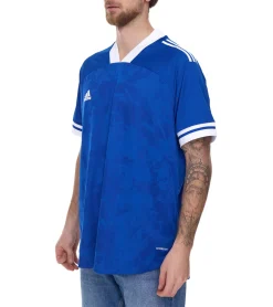 T-Shirts & Tank Tops|Sportoberbekleidung*adidas Condivo 20 Kurzarm Trikot Herren Jersey Fußball-Shirt mit AeroReady FT7258 Blau/Weiß