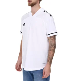 T-Shirts & Tank Tops|Sportoberbekleidung*adidas Condivo 20 Kurzarm Trikot Herren Jersey Fußball-Shirt mit AeroReady FT7255 Weiß/Schwarz
