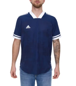 T-Shirts & Tank Tops|Sportoberbekleidung*adidas Condivo 20 Kurzarm Trikot Herren Jersey Fußball-Shirt mit AeroReady FT7261 Blau/Weiß