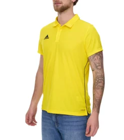 T-Shirts & Tank Tops|Sportoberbekleidung*adidas Core 18 Herren atmungsaktives Polo-Shirt bequemes Sport-Shirt FS1902 Gelb