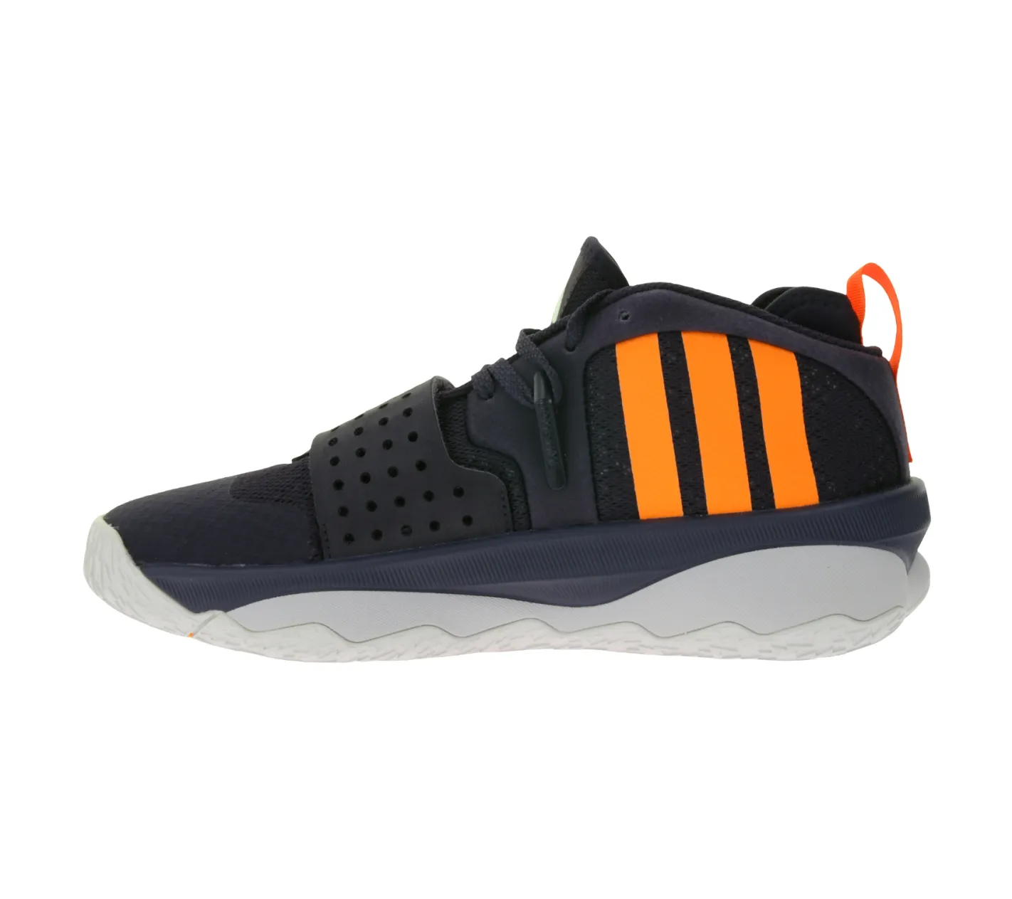 Hallenschuhe|Ballsport*adidas Dame 8 EXTPLY Basketball-Schuhe Damian Lillard Style mit TPU Propulsion Plate Sneaker Hallen-Schuhe IF1512 Navy/Orange