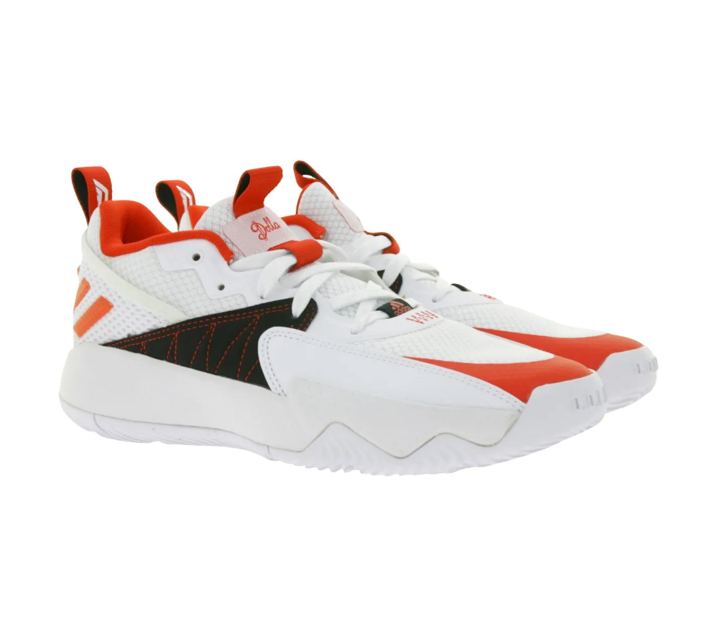 Hallenschuhe|Ballsport*adidas Dame Certified Extply 2.0 Herren Basketball-Schuhe nachhaltige Damian Lillards Style Hallen-Schuhe mit Bounce Sohle GY8965 Weiß/Rot