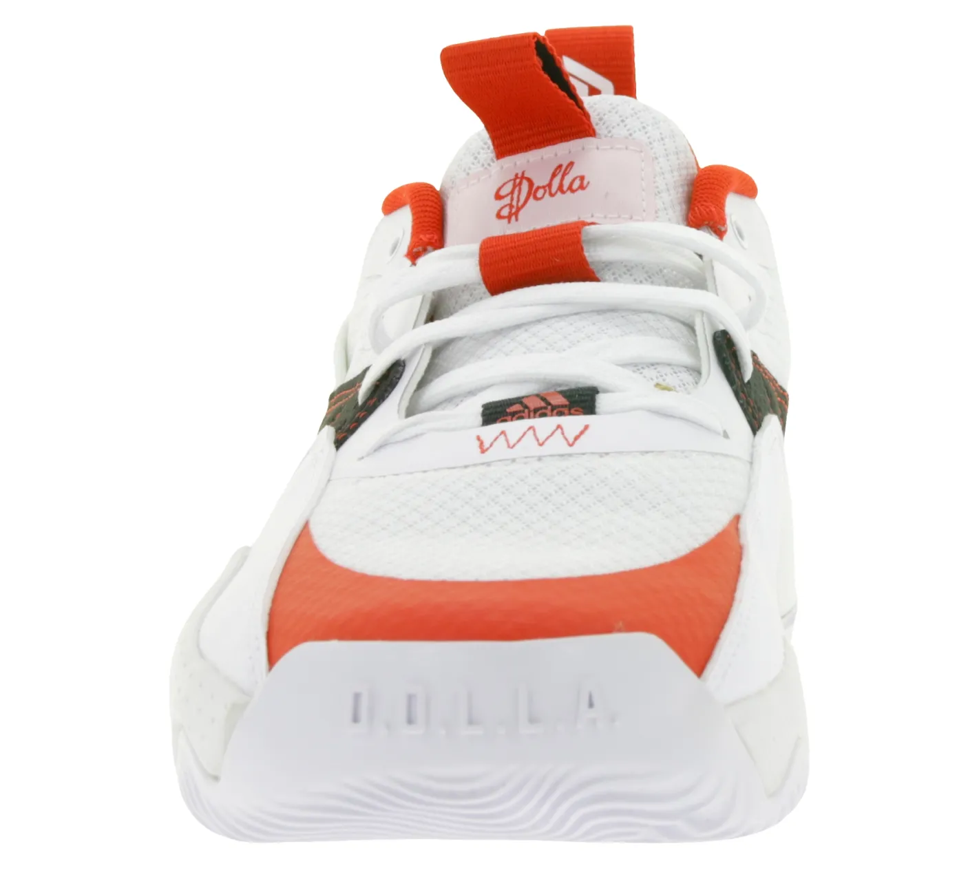 Hallenschuhe|Ballsport*adidas Dame Certified Extply 2.0 Herren Basketball-Schuhe nachhaltige Damian Lillards Style Hallen-Schuhe mit Bounce Sohle GY8965 Weiß/Rot