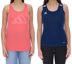 Sportoberbekleidung|Tops & T-Shirts*adidas Damen Tank-Top Sport-Shirt Versatile Train Necessi HH8871 in Rosa oder T19 DY8869 in Blau HH8871 Rosa