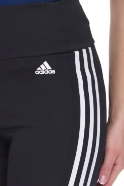 Sportunterbekleidung|Fitnessmode & Jogginghosen*adidas Designed to Move High-Rise 3-Streifen Sport 3/4-Tight Damen Sport-Leggings mit AeroReady Fitness-Hose Capri-Leggings GL3985 Schwarz